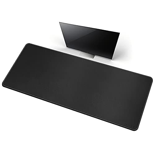 Detalle de CENNBIE Sous-mains Bureau 170x60cm, tapis de bureau en cuir synthétique 📝