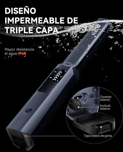 Detalle 1 de SUNPOW NXGD01 detector de metales recargable 360° 📡