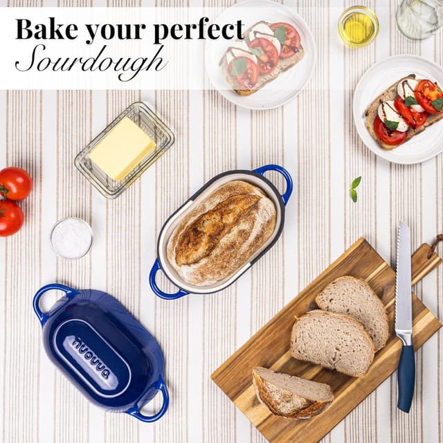 Detalle 2 de Nuovva Sourdough Dutch Oven 4 qt loaf pot