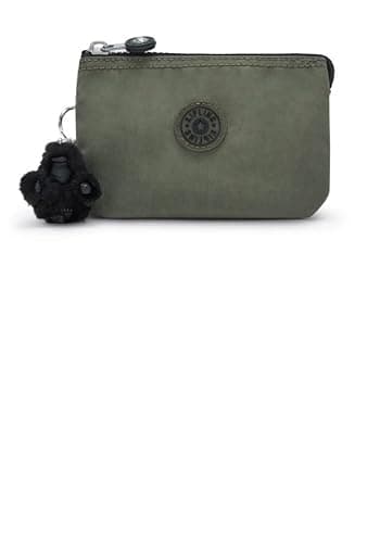 Detalle de Kipling Creativity S bolso pequeño Green Moss