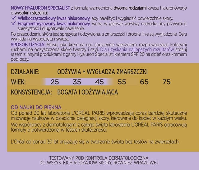 Thumbnail 3 de HYAL Crème nuit réhydratante 50 ml