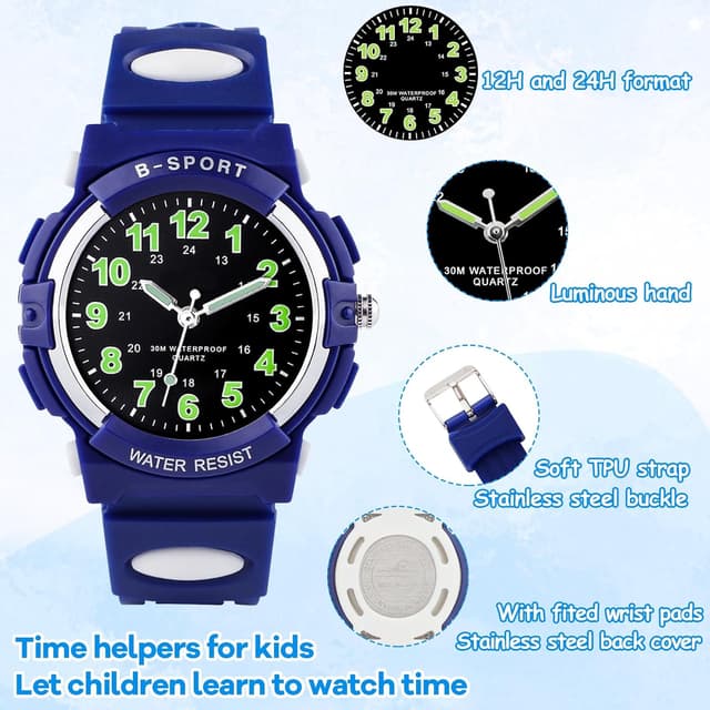 Thumbnail 2 de Edillas Montre Enfant Analogique 30M