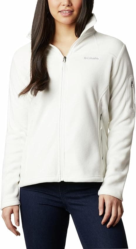 Detalle de Columbia Fast Trek II Jacket Mujeres - Forro Polar Blanco