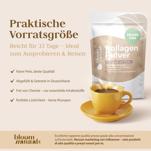 Thumbnail 1 de Grassgefüttertes Collagen Pulver 500g