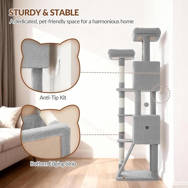 Thumbnail 6 de Fobyfurny Kratzbaum 178 cm Groß