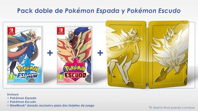 Detalle de Pokémon: Espada para Nintendo Switch: una aventura de rol con Dinamax y Legendarios