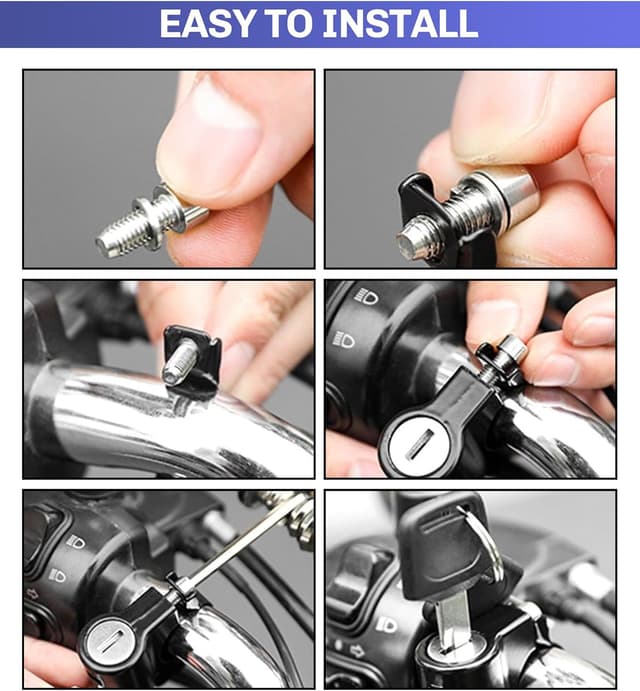 Detalle de Flaconi Helmschloss fĂŒr 22-28 mm Lenker đ