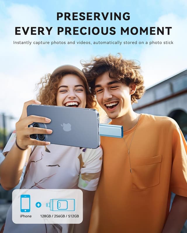 Thumbnail 2 de ROSPE Chiavetta USB 128GB per iPhone 📱