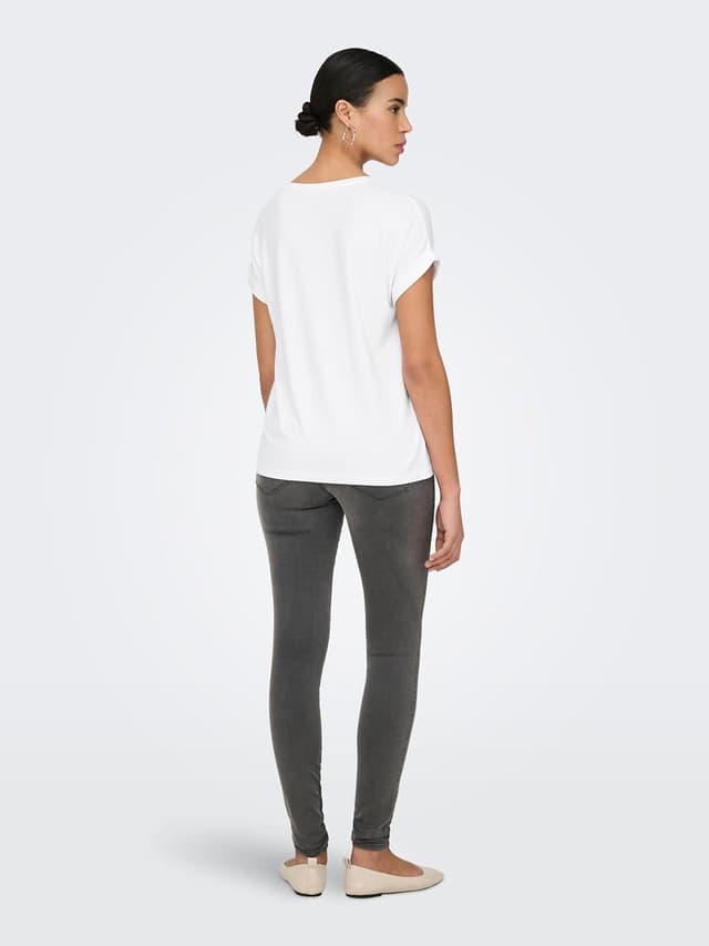 Detalle de ONLY Top ONLMOSTER Top da donna con scollo rotondo