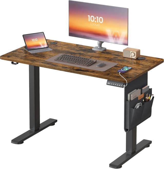 Detalle de VASAGLE electric standing desk 72-120 cm