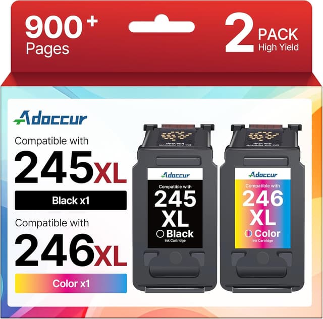 Detalle de PG-245 XL/CL-246 XL 2-Pack Ink Cartridges ๐จ