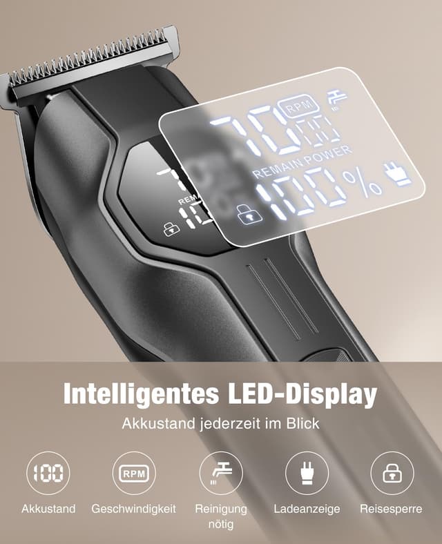 Thumbnail 6 de 12-in-1 Barttrimmer Herren IPX7
