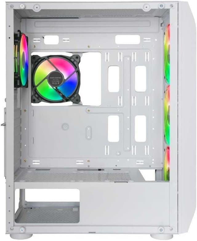 Detalle de Mars Gaming MC-KX: torre gaming E-ATX premium con 5 ventole ARGB e sistema CPU FREEZER