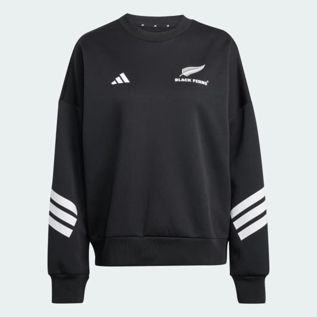 Detalle 2 de Adidas Sudadera Black Ferns de 3 bandas