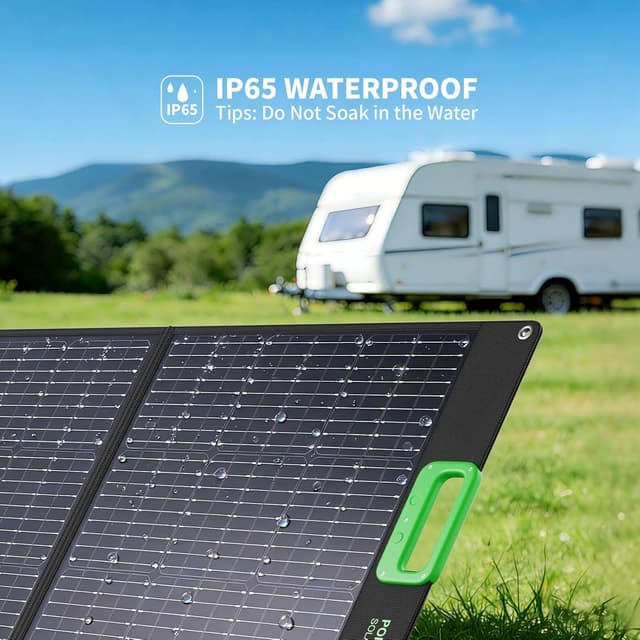 Detalle 2 de GRECELL 100W Portable Solar Panel 100W