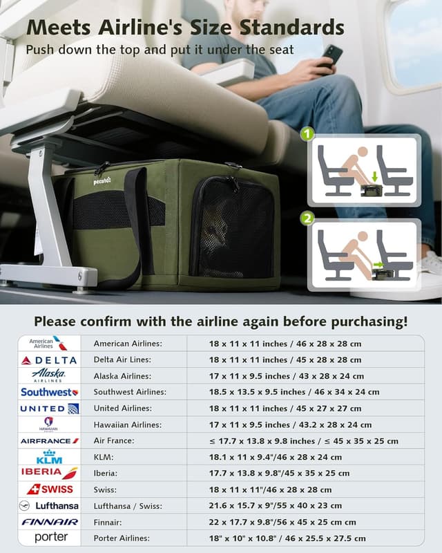 Detalle de Pecute cat carrier 40% more space