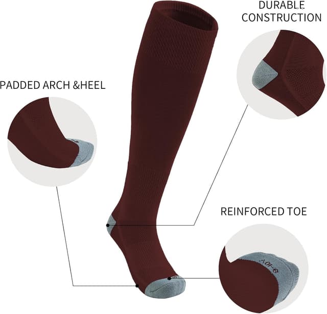 Detalle de QBK Youth Baseball Socks Set 2-16Y