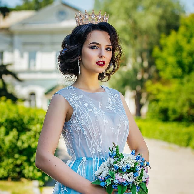 Detalle de Hemobllo Tiara Königin mit 5 cm Höhe