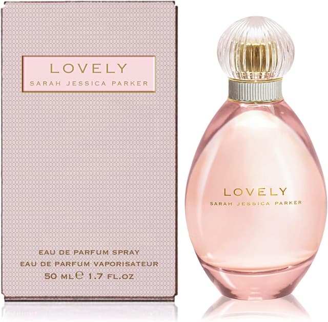 Detalle de Sarah Jessica Parker Lovely Eau de Parfum für Frauen (50 ml) Spray – zarter Amber-Duft für unterwegs