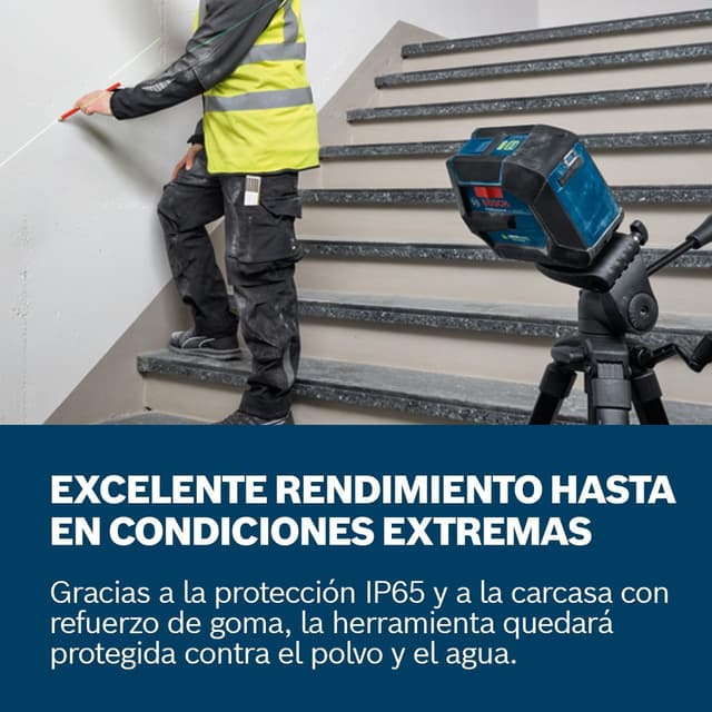 Detalle 2 de Bosch Professional Nivel Láser GLL 20-22 G 🟢 con trípode