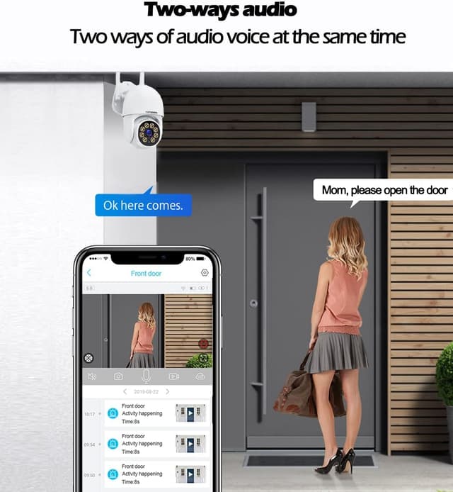 Detalle 2 de Topodome S50B WiFi 1080P, telecamera 360°