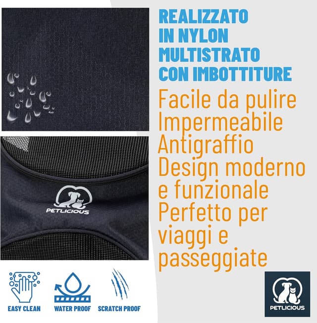 Thumbnail 5 de Trasportino morbido per cani e gatti