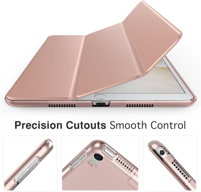 Detalle de TXWLLIU Custodia per iPad Air 10,5 (2019) e iPad Pro 10,5 (2017) rosa oro, ultra sottile con sospensione/riattivazione automatica