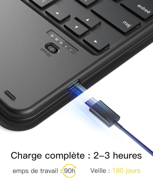 Thumbnail 5 de Inateck KB002 Coque Clavier détachable pour iPad 11