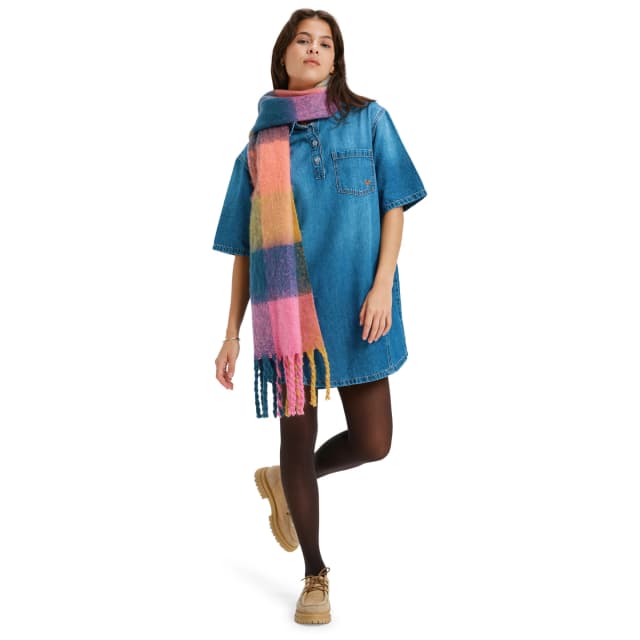 Thumbnail 3 de Roxy Afternoon Skies minivestido denim 100% algodón orgánico 👗