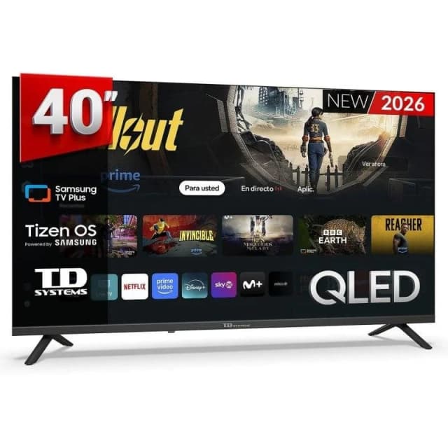 Detalle de td-systems QLED M40QC22TIZEN de 40" Full HD: Smart TV compacta con Tizen y HDR
