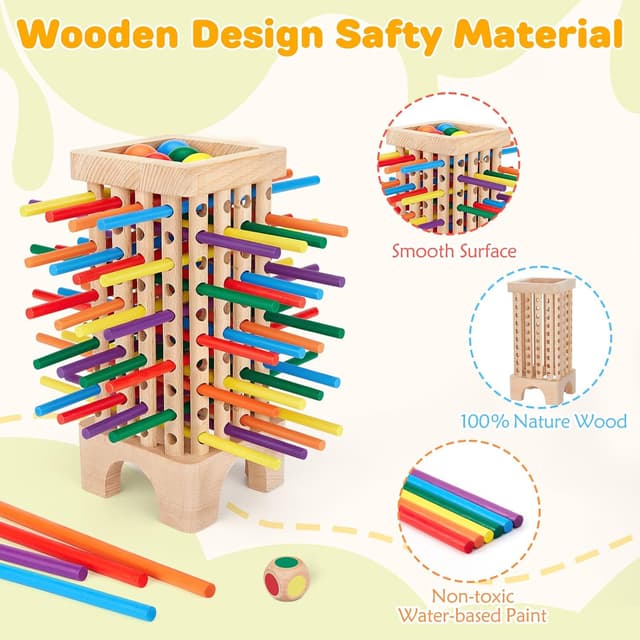 Detalle 2 de Montessori Game Wooden Board Games