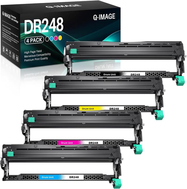 Detalle de Q-image DR248CL / DR248, unité tambour de rechange pour Brother (jusqu’à 30 000 pages)