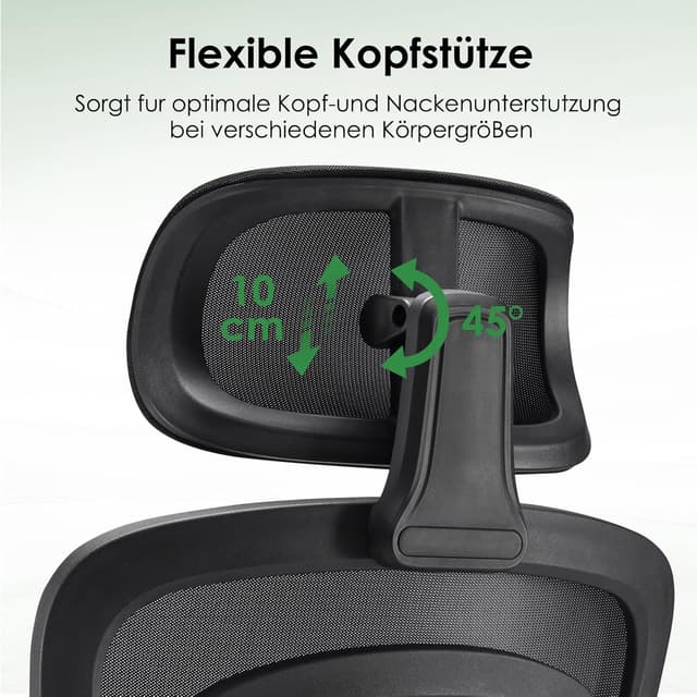 Thumbnail 6 de Farini Ergonomischer Bürostuhl höhenverstellbar