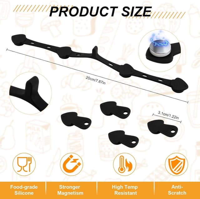 Thumbnail 1 de Jukibole Magnete für Airfryer 6er