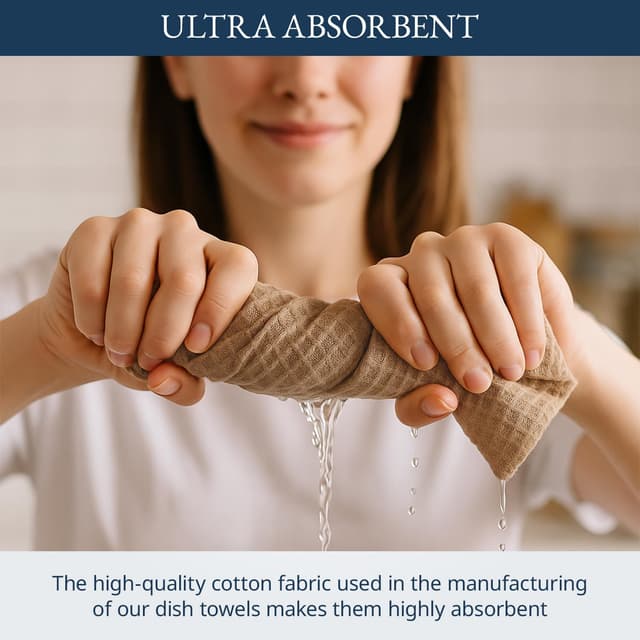 Thumbnail 4 de LANE LINEN Tea Towels Set 18x28 6 Pack