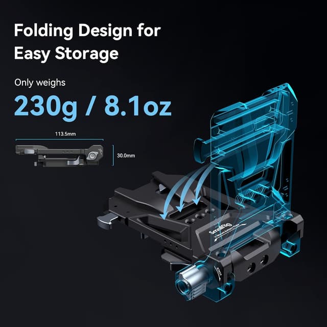 Thumbnail 6 de SMALLRIG 4063 V-Mount Battery Plate for DSLR