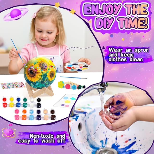 Detalle de Pourbibi Mondlampe Space Kit 13 cm 🌙