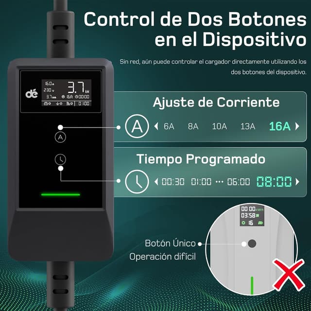 Thumbnail 2 de dé cargador coche eléctrico 3,7 kW