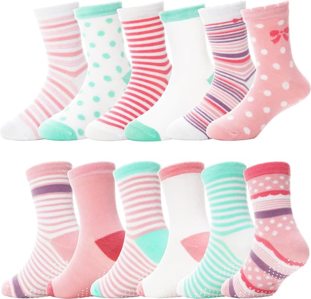 Thumbnail 6 de ANTSANG Stoppersocken Mädchen 12 Paar