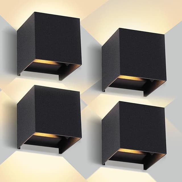 Imagen de YICALE 12W Aplique Pared Exterior IP65 Ajustable 3000K en OfertitasTOP