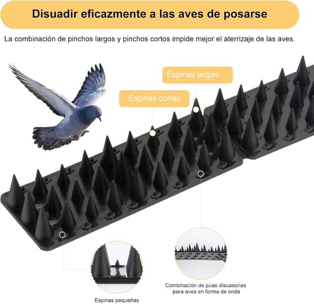 Detalle 2 de OFFO Pinchos Antipalomas 10,8 m