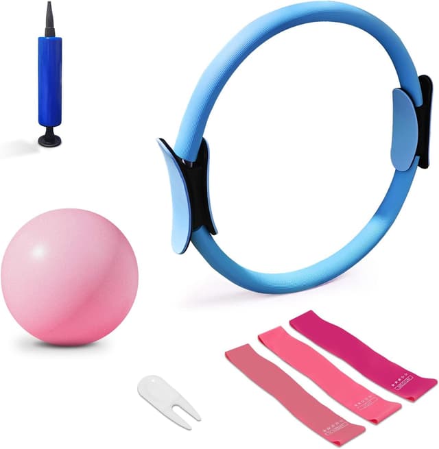 Thumbnail 6 de Magic Circle Pilates Ring Set with 40 cm ring and 9" ball 🧘♀