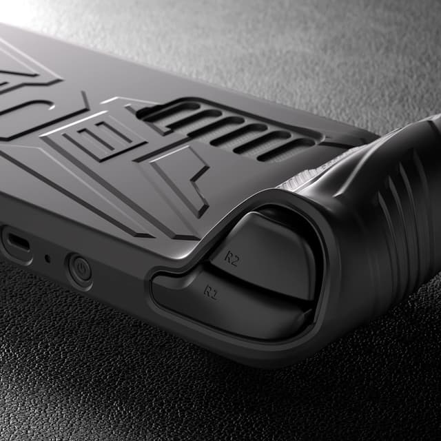 Detalle de PlayVital Silicone Case for Steam Deck: Enhanced Grip Black