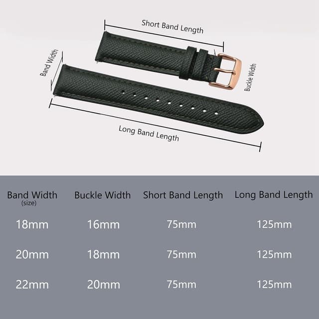 Thumbnail 4 de BISONSTRAP bracelet montre cuir texturé 18–22mm