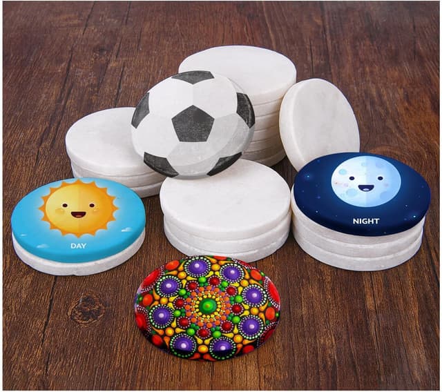 Thumbnail 6 de Hisredsun Galets de peinture 6,3 cm 🎨