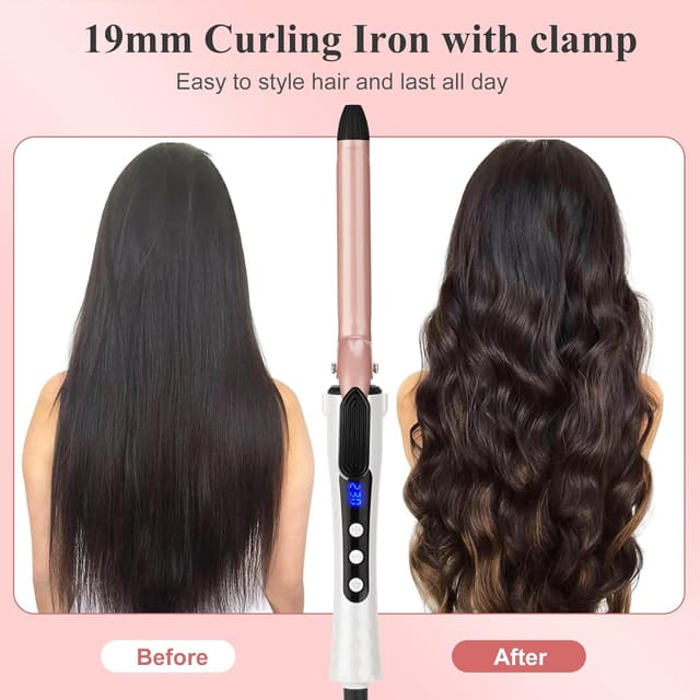 Thumbnail 1 de Curling Wand 19mm Professional Ceramic Hair Curling Iron