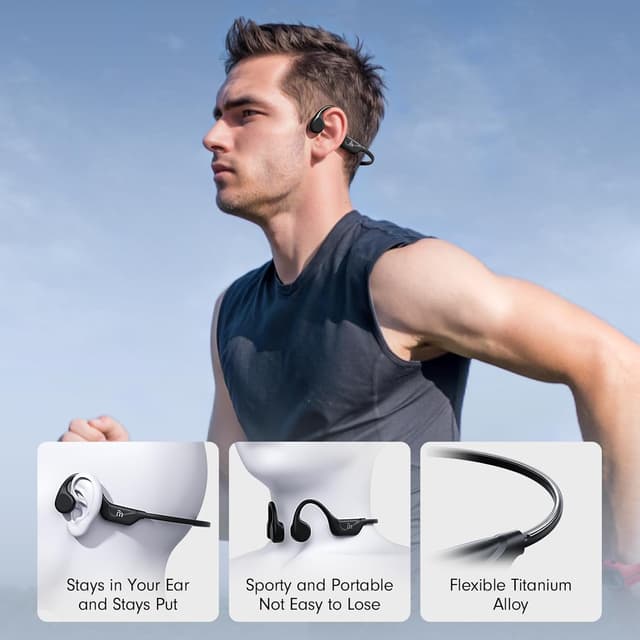 Thumbnail 2 de MRYTKY Bone Conduction Headphones 10H