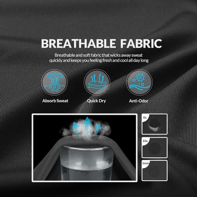 Detalle de MEETYOO Tee shirt manches longues de gym