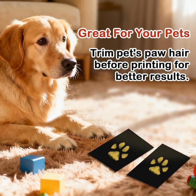 Thumbnail 5 de PewinGo Kit empreintes bébé XL 2 tampons 👶