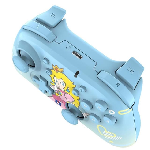 Detalle 2 de Hori Horipad City Pop Peach inalámbrico personalizable para Switch 🕹